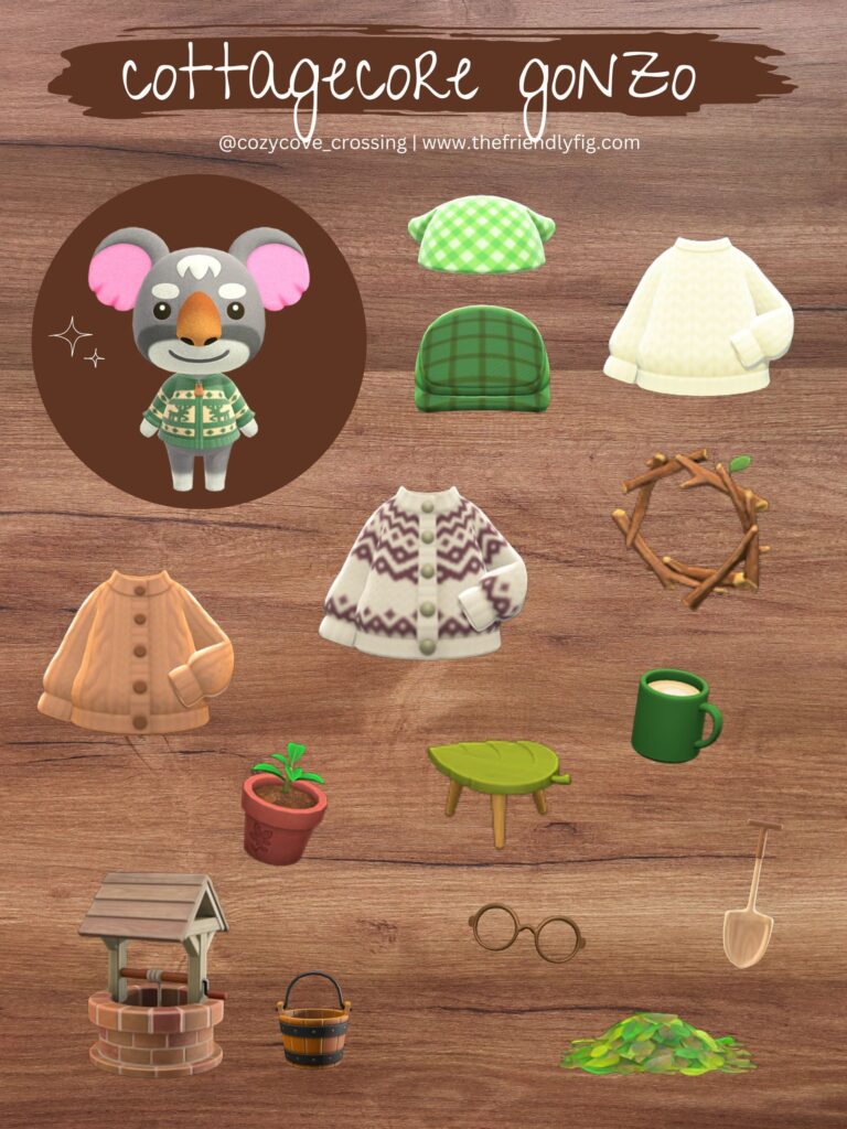 ACNH Gonzo Cottagecore Guide