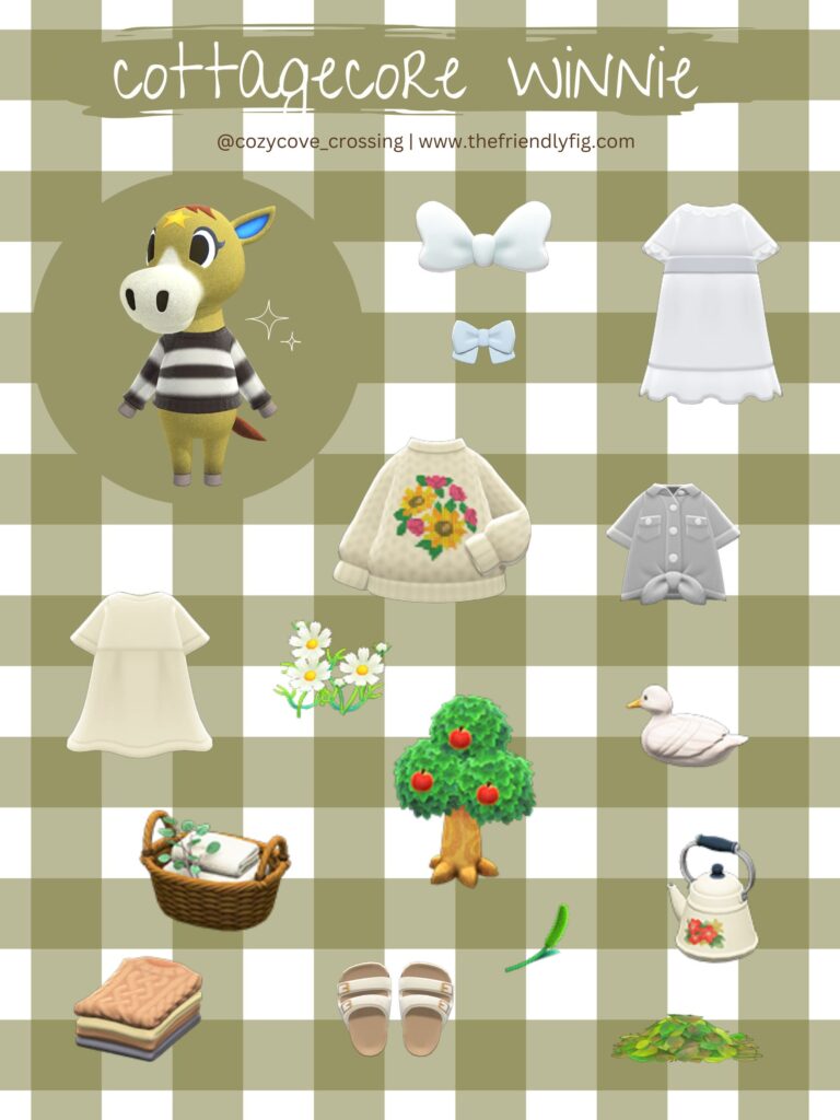 ACNH Winnie Cottagecore Guide