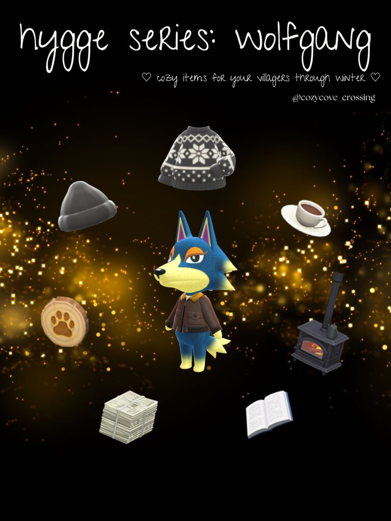ACNH Villager Gift Guides: Hygge Wolfgang