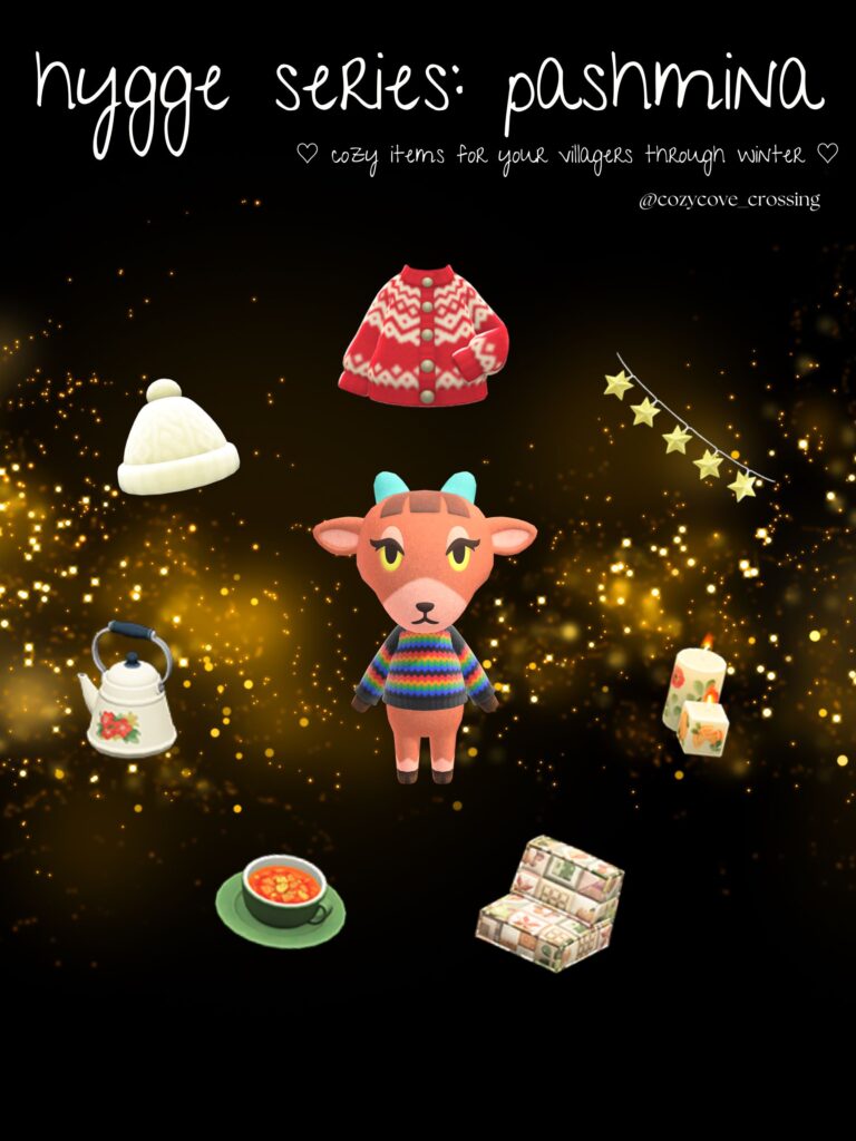 ACNH Villager Gift Guides: Hygge Pashmina