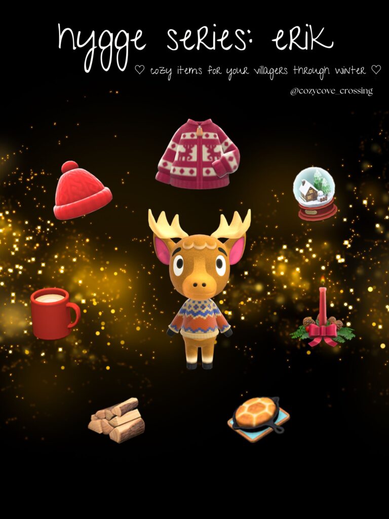 ACNH Villager Gift Guides: Hygge Erik