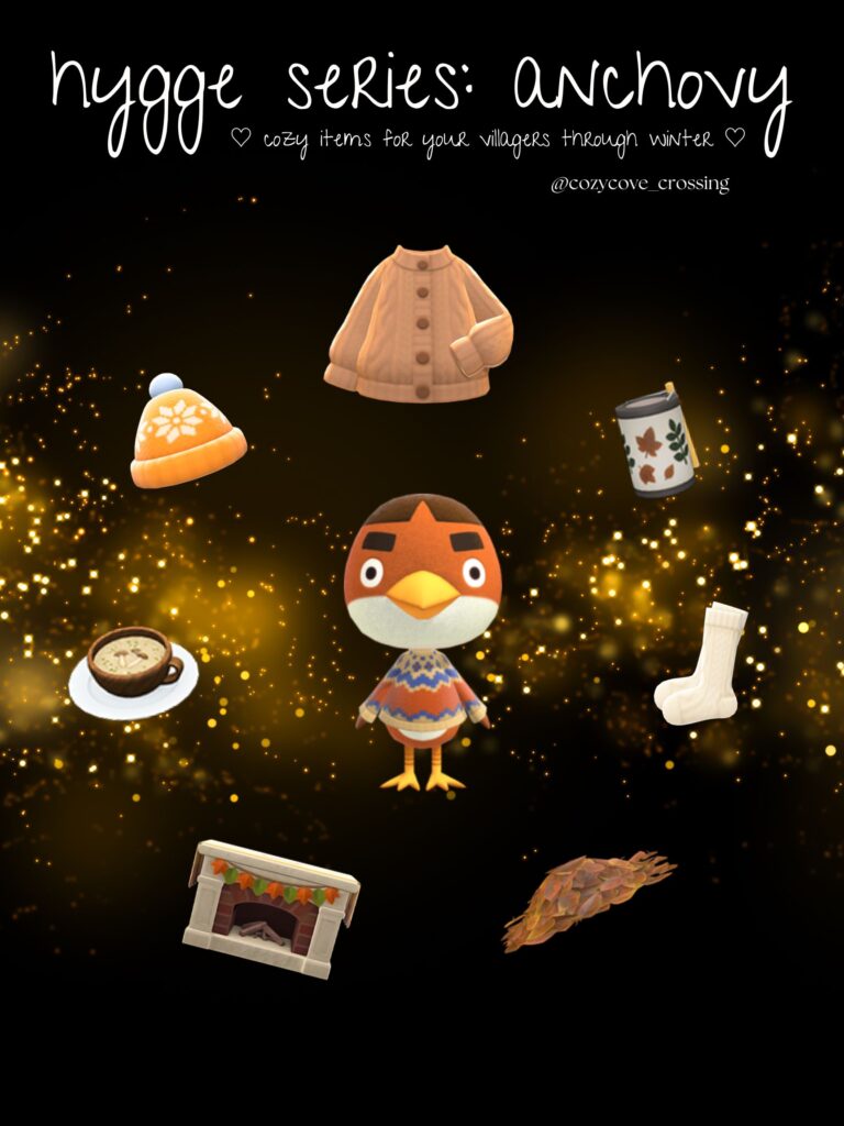 ACNH Villager Gift Guides: Hygge Anchovy
