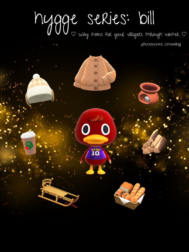 ACNH Villager Gift Guides: Hygge Bill