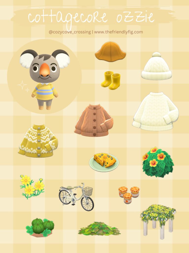 ACNH Ozzie Cottagecore Guide