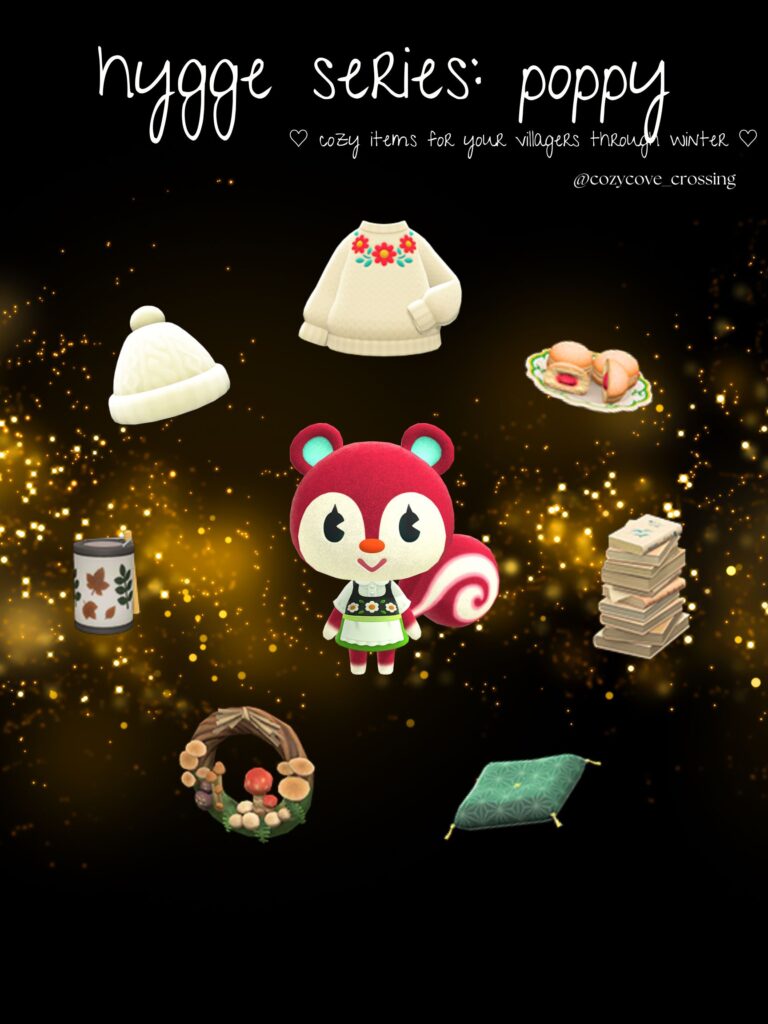 ACNH Villager Gift Guides: Hygge Poppy