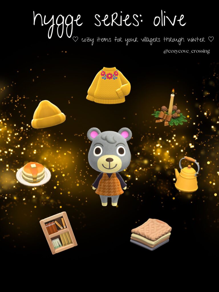 ACNH Villager Gift Guides: Hygge Olive