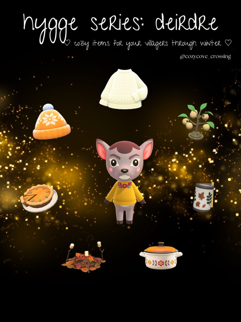 ACNH Villager Gift Guides: Hygge Deirdre