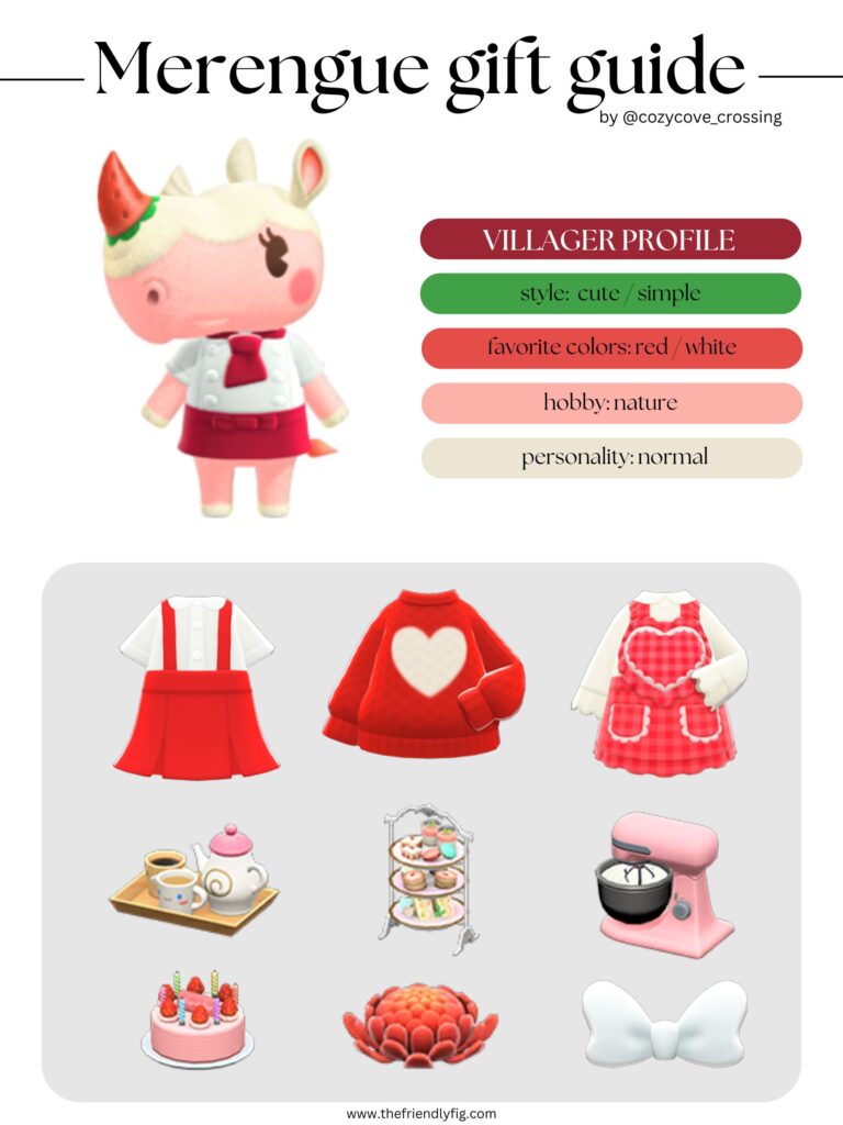 ACNH Villager Gift Guide: Merengue