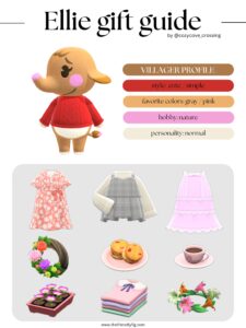 ACNH Villager Gift Guide: Ellie