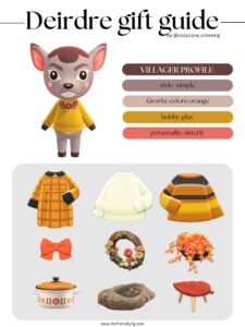 ACNH Villager Gift Guide: Deirdre