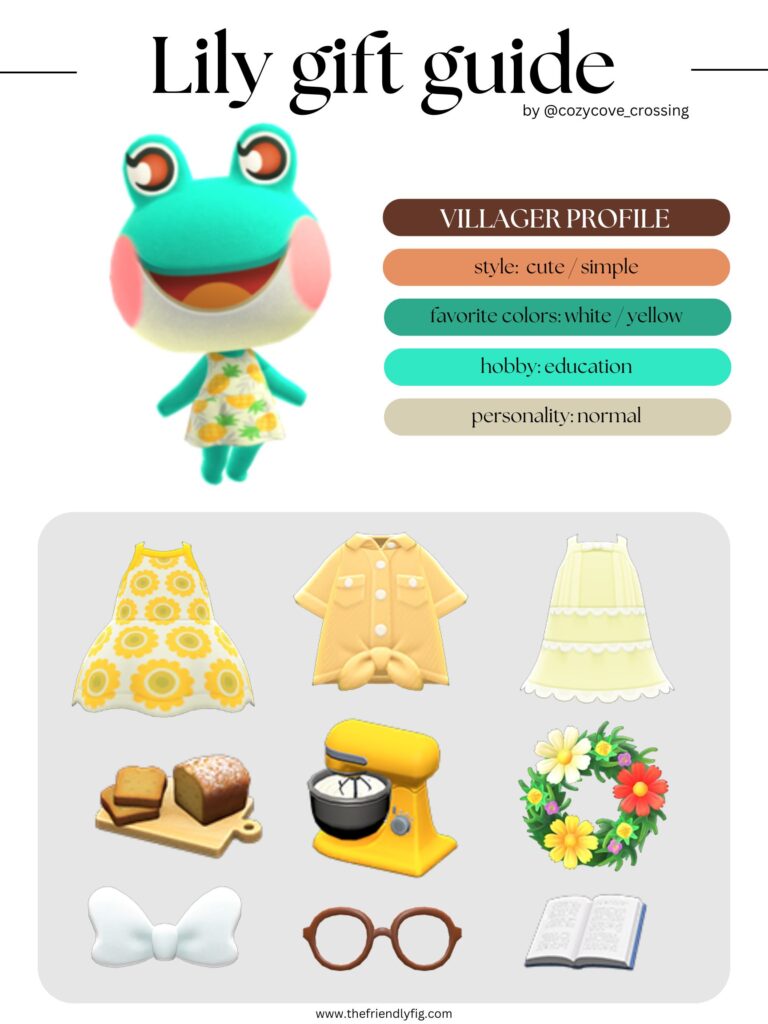 ACNH Villager Gift Guide: Lily