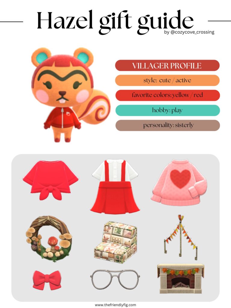 ACNH Villager Gift Guide: Hazel