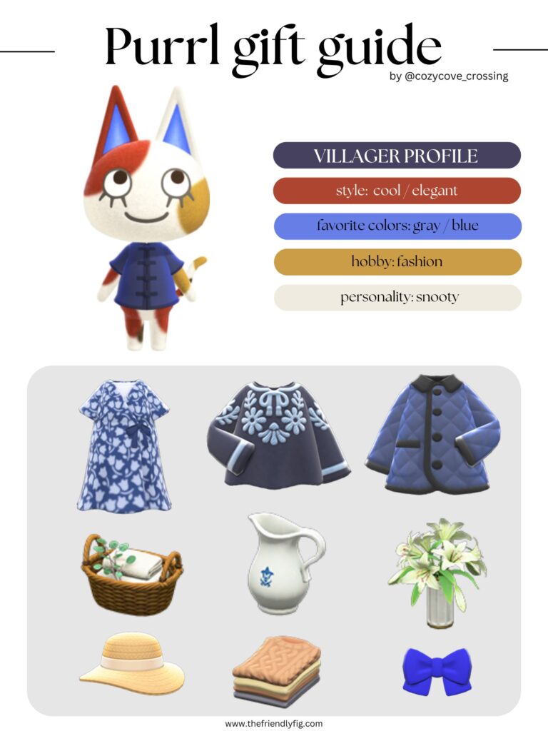 ACNH Villager Gift Guide: Purrl