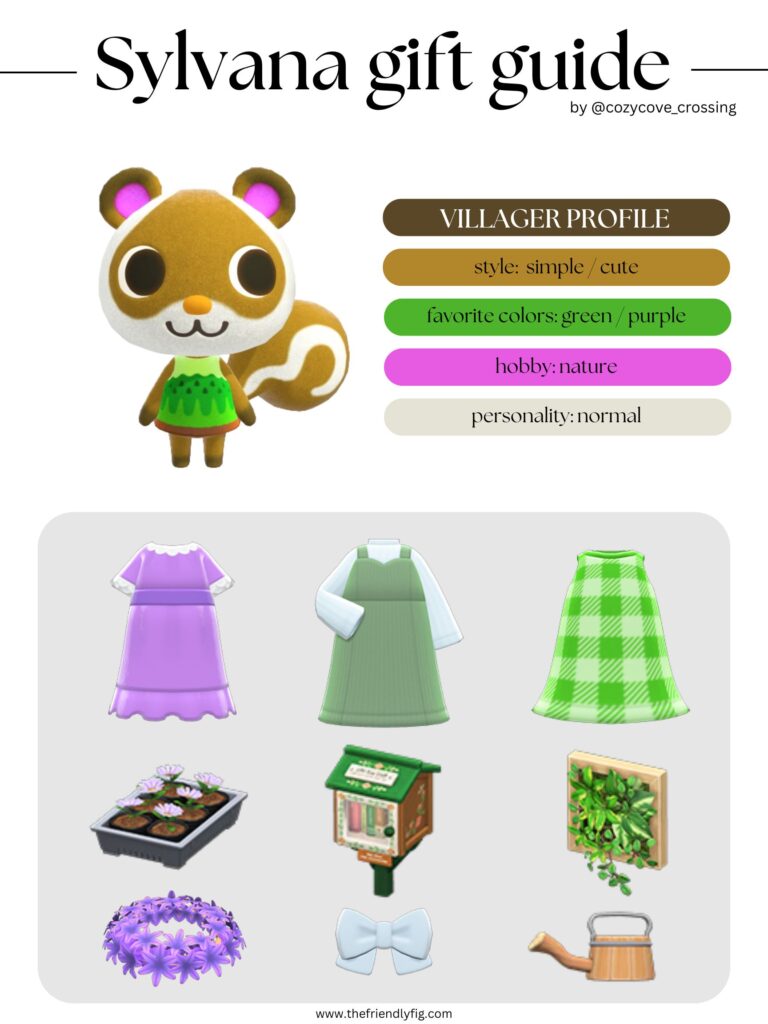 ACNH Villager Gift Guide: Sylvana
