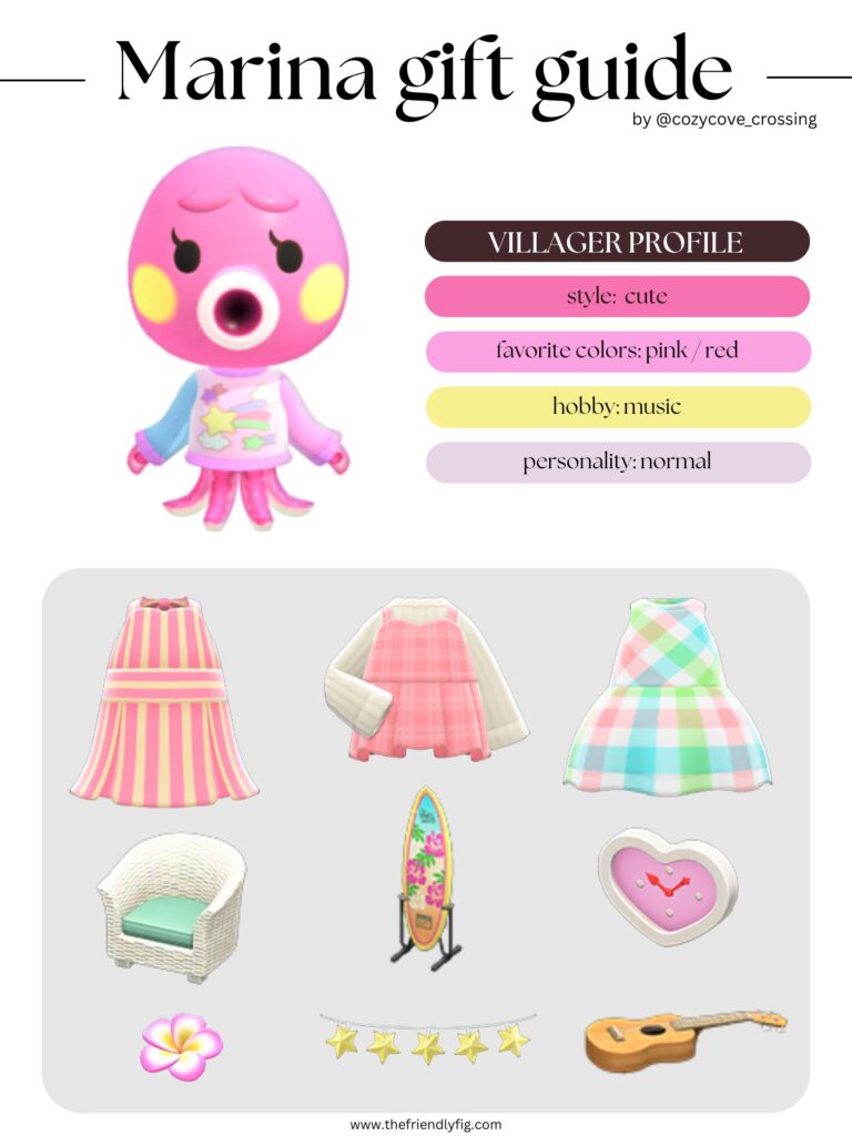 ACNH Villager Gift Guide: Marina