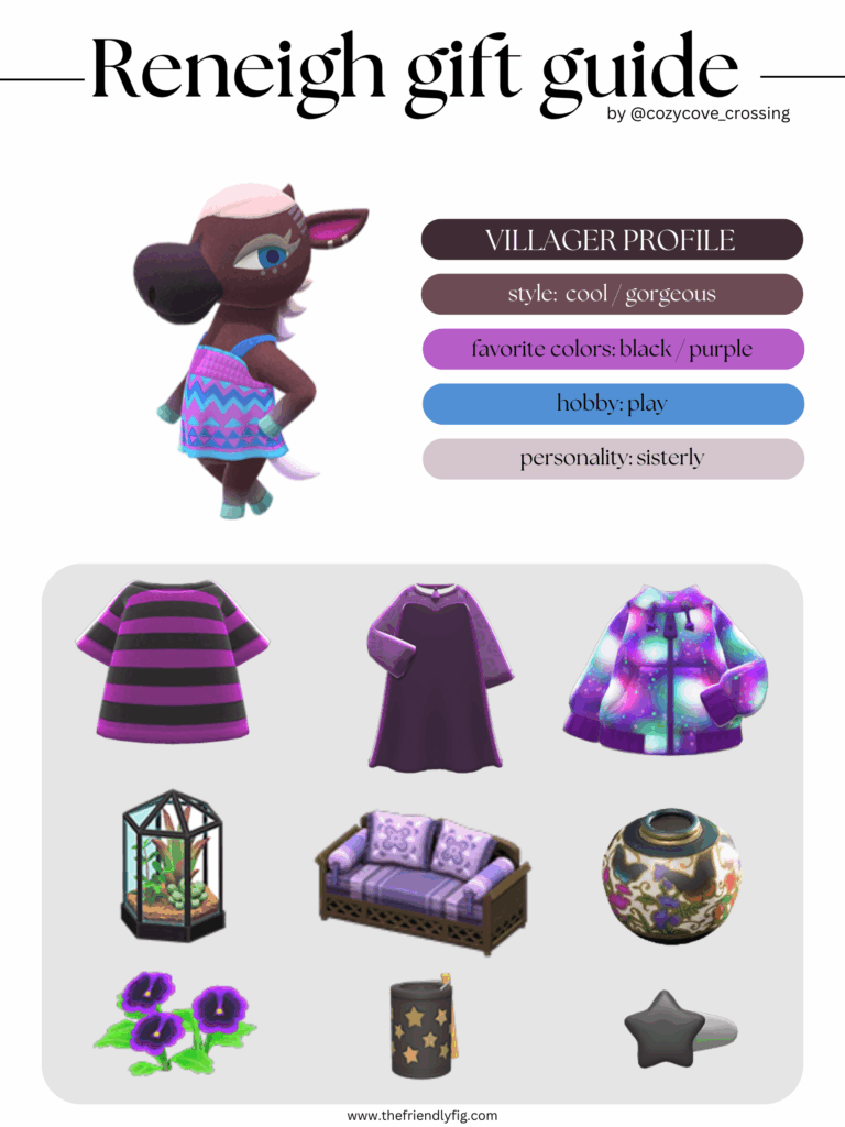 ACNH villager gift guide: Reneigh