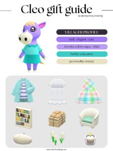 ACNH villager gift guide: Cleo