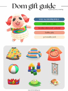 Animal Crossing villager gift guide: Dom