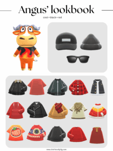 ACNH Villager Clothing Lookbooks - The Friendly Fig