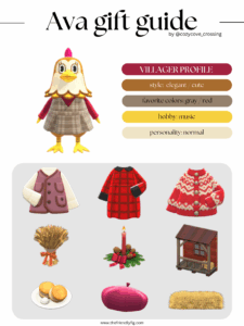 ACNH villager gift guide: Ava