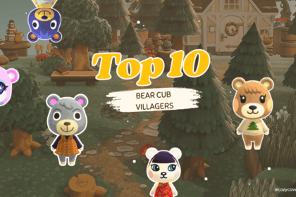 Top 10 Bear Cub Villagers in Animal Crossing