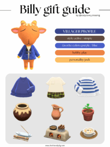 ACNH villager gift guide: Billy