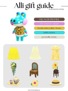 ACNH villager gift guide: Alli