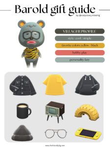 ACNH villager gift guide: Barold