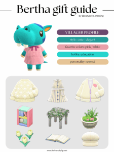 ACNH villager gift guide: Bertha