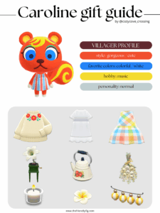 ACNH villager gift guide: Caroline