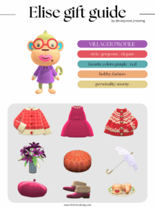 ACNH villager gift guide: Elise