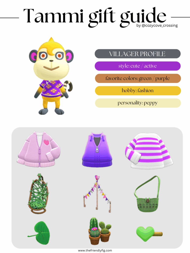 ACNH villager gift guide: Tammi