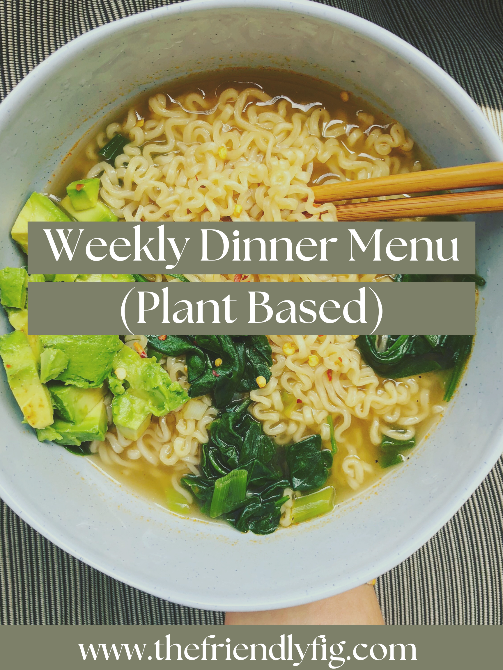 Weekly Dinner Menu #13