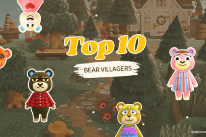Top 10 Bear Villagers in Animal Crossing