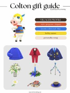 ACNH villager gift guide: Colton