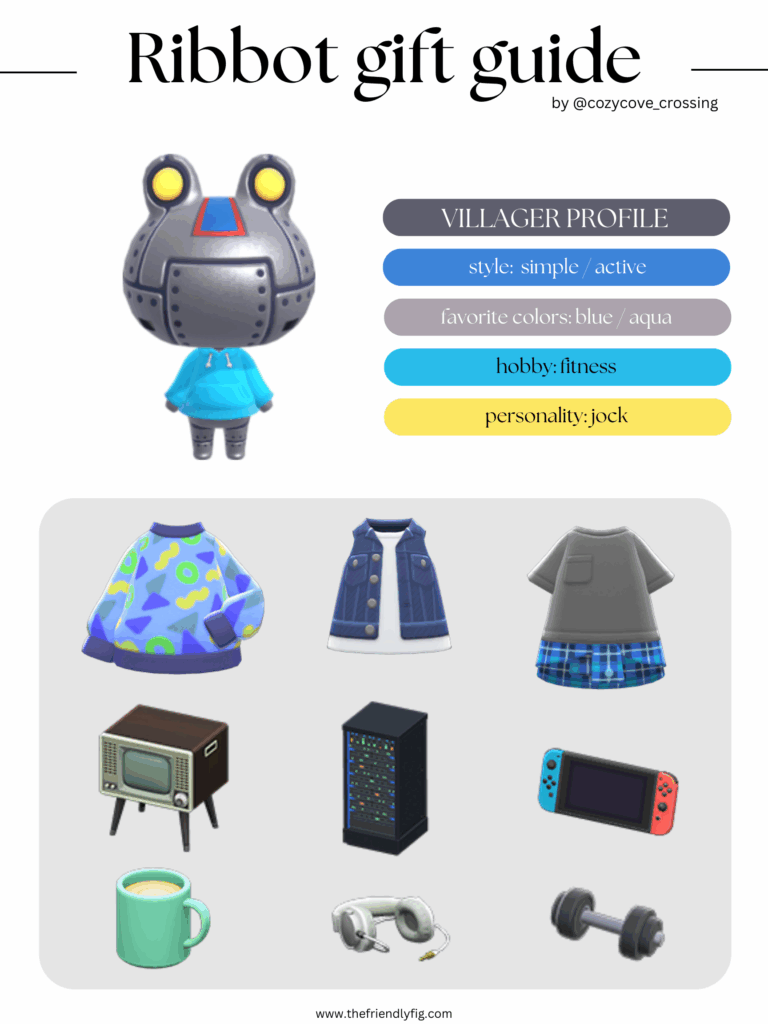 ACNH villager gift guide: Ribbot