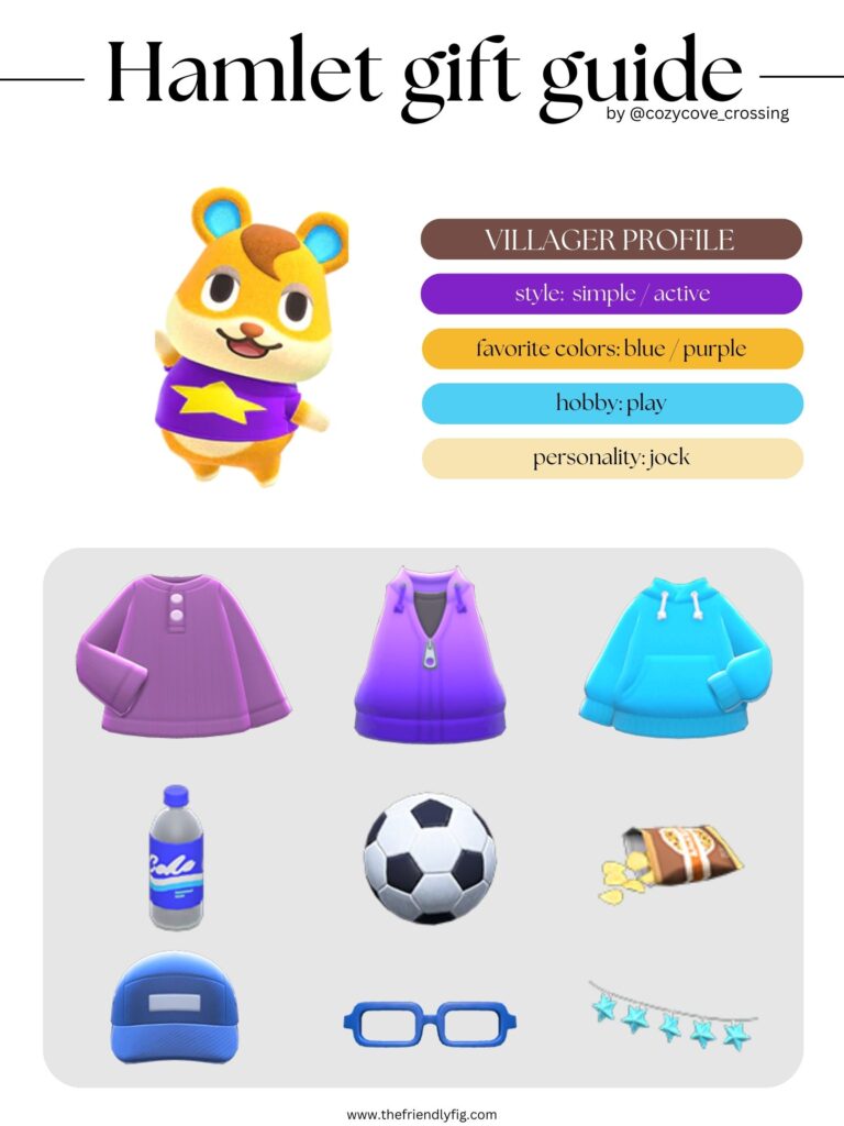 ACNH villager gift guide: Hamlet