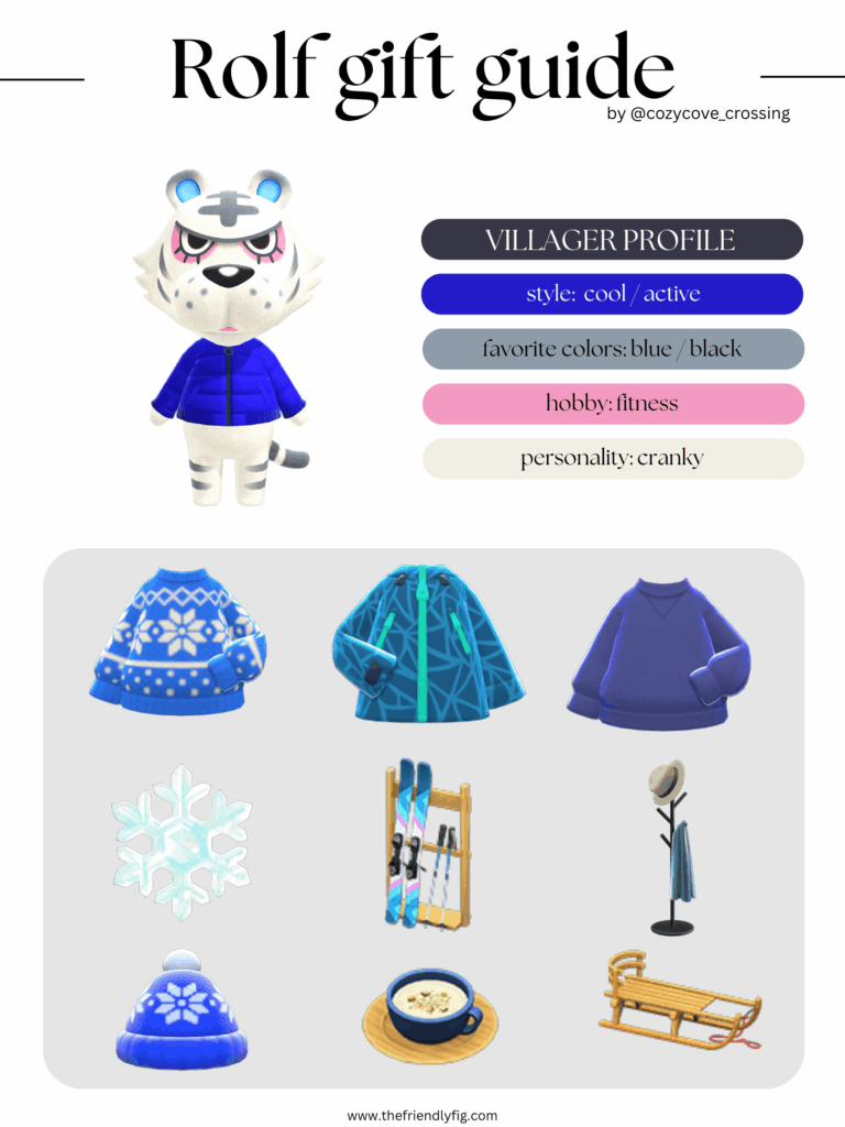 ACNH villager gift guide: Rolf
