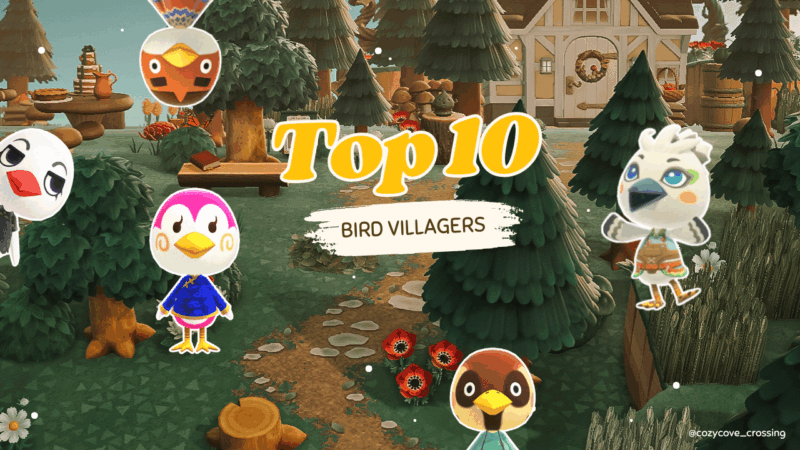 Top 10 Bird Villagers in Animal Crossing
