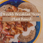 Weekly Plant-Based Breakfast Menu #2