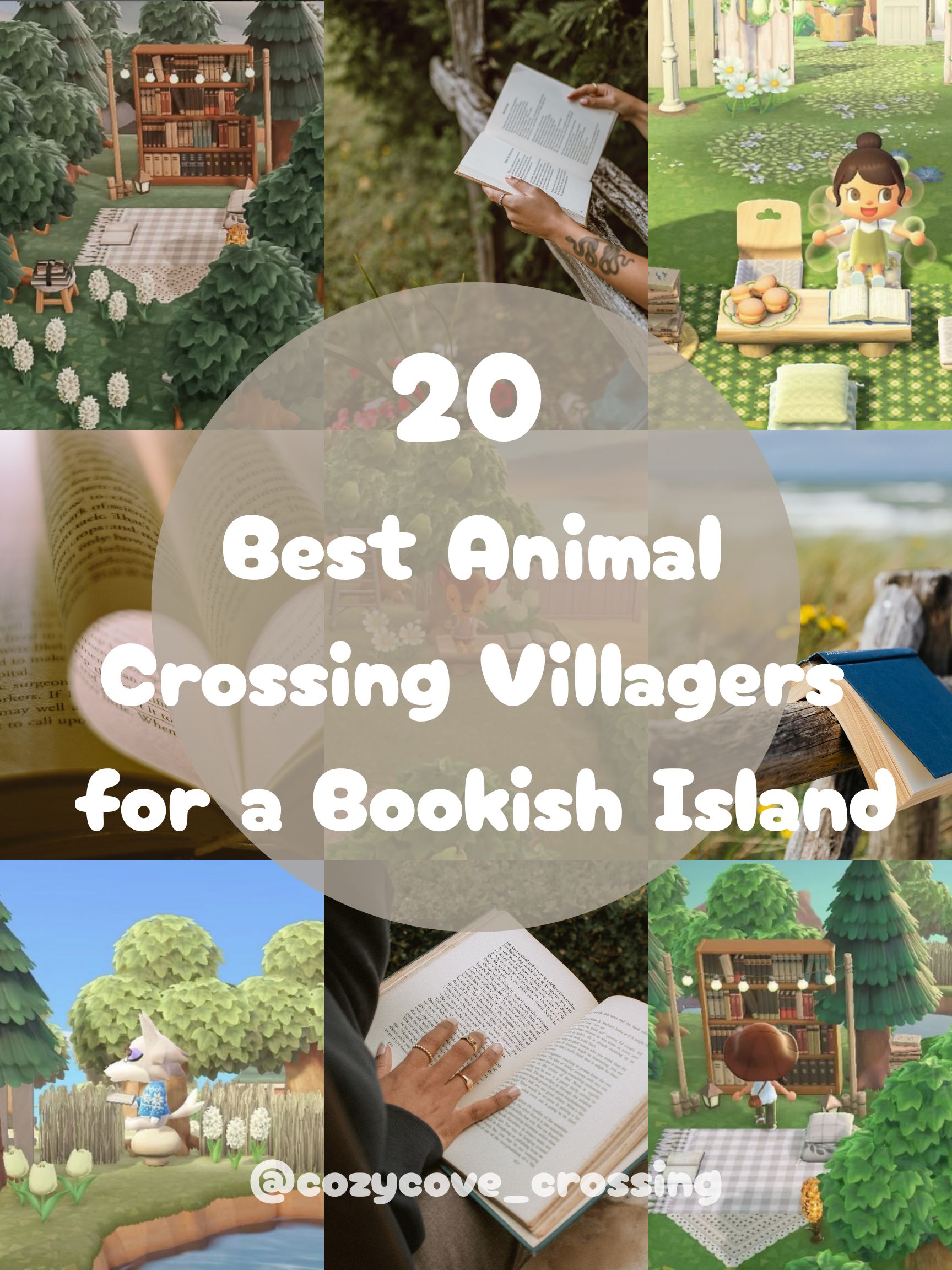 20 Best Animal Crossing Villagers for a Bookish / Literary Island