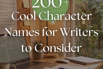 200+ of the Coolest Character Names for Writers to Consider