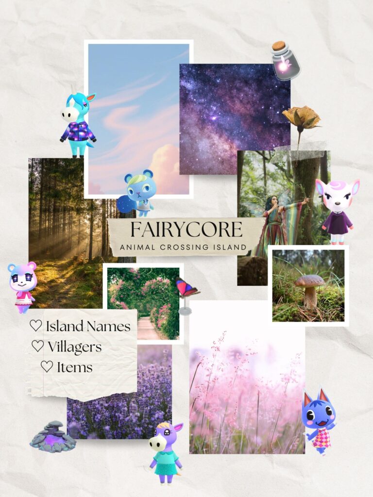 Fairycore Island Ideas for Animal Crossing (Names, Villagers, Items)