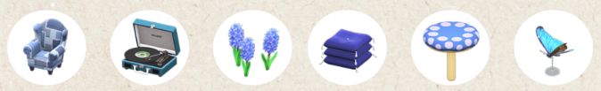blue animal crossing items