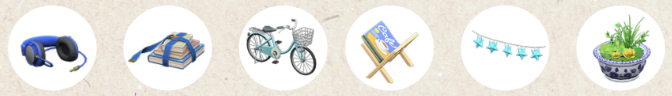 blue animal crossing items