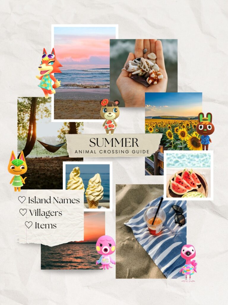 Summer Animal Crossing Island Ideas