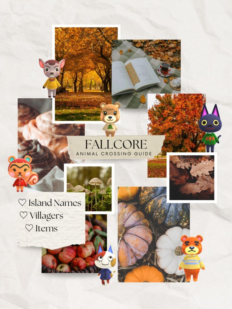 Fall Animal Crossing Island Ideas