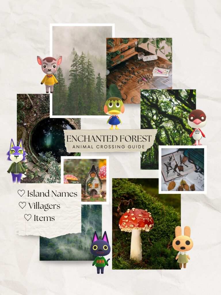 Enchanted Forest Animal Crossing Island Ideas