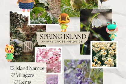 Springcore Island Ideas for Animal Crossing (Names, Villagers, Items)
