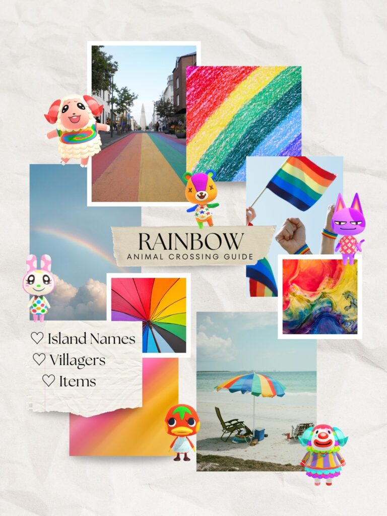 Rainbow Animal Crossing Island Ideas (Colorful & Bright Vibes)